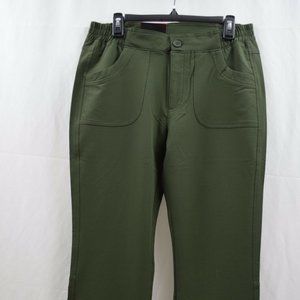 ZeroXposur Women's Green Lightweight Stretch Travel Pants Size 6,8,10